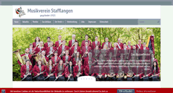 Desktop Screenshot of musikverein-stafflangen.de